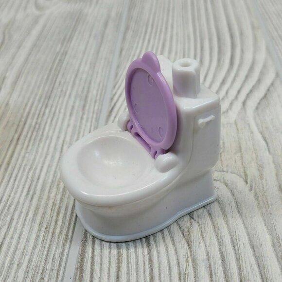 Fisher Price My First Dollhouse Furniture Kitchen Sink Fridge Table Toilet Dad - Picture 5 of 5